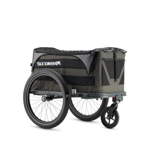 taXXi Lastenanhänger Load Heavy - Grey/Black Fahrradlastenanhänger
