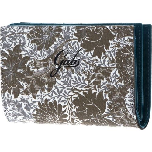 Gabs Leder Geldbörse GMONEY14 Wallpaper Ruga Black Wallet Peonia Toni Beige hellbraun