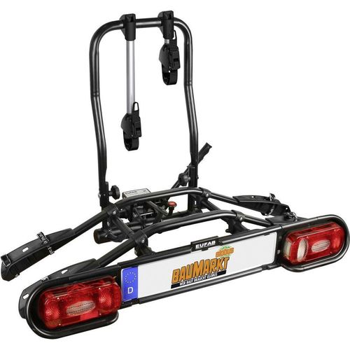 EUFAB Fahrradheckträger Hawk Plus für 2 Fahrräder teilweise vormontiert