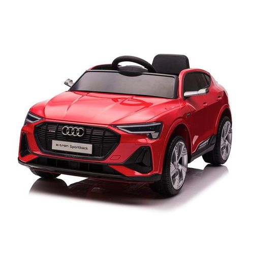 TPFLiving Elektro-Kinderauto Audi e-tron rot - Sportwagen für Kinder - Kinderauto Audi e-tron - Elektroauto für Kinder - Kinderfahrzeug ab 3 Jahren