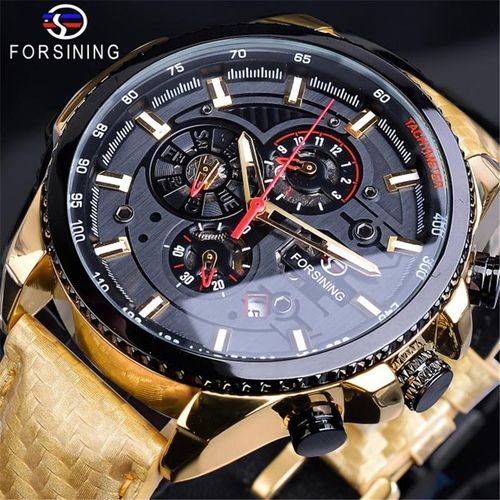 Forsining VI-14586 Gold Herren Uhr – & Stilvoll KP14586