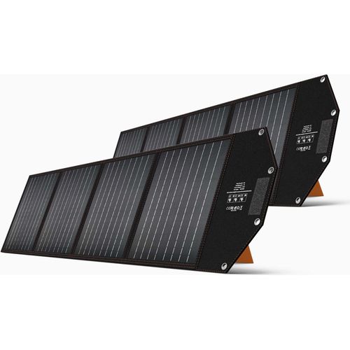 KAISERWERT Solarpanel 440W (2x220W), kompatibel mit KAISERWERT Power Station 2400 (Nicht im Lieferumfang).