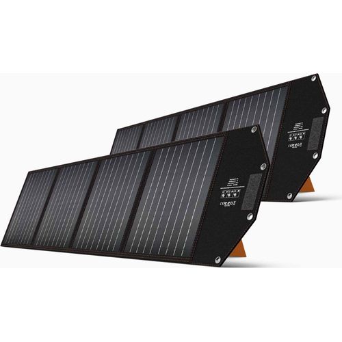 KAISERWERT Solarpanel 200W (2x100W), kompatibel mit KAISERWERT Power Station 1200/1800 (nicht im Lieferumfang)