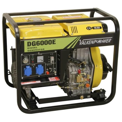 Generator offen 6kVA 230V 5kW Diesel Stromgenerator Stromerzeugung Notstrom