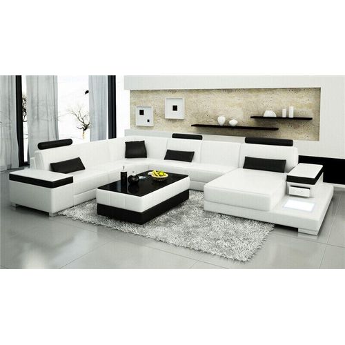 Ecksofa U-Form 286 x 382 x 178 cm JVmoebel