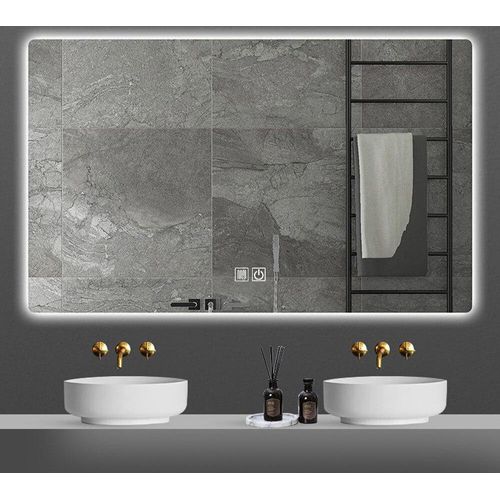 Aloni LED Bad WC Spiegel Queen erhitzt 100x60