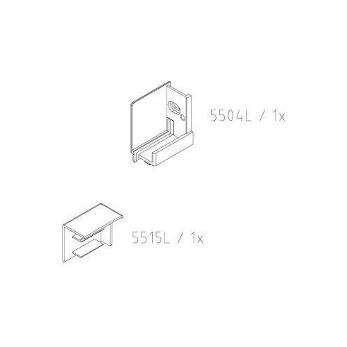 Kermi 2535899 EBNI022 Set Wandwinkel li.