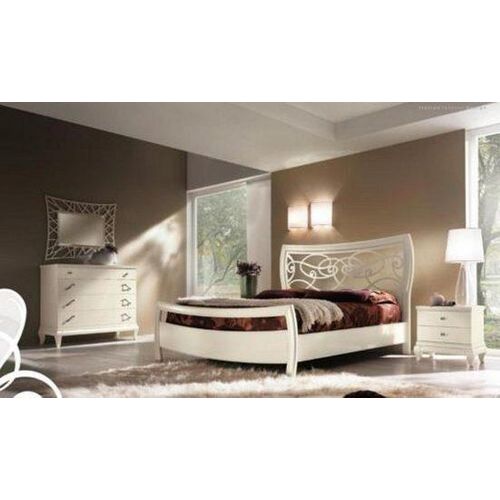 Bett Holz 204 x 212 x 130 cm JVmoebel