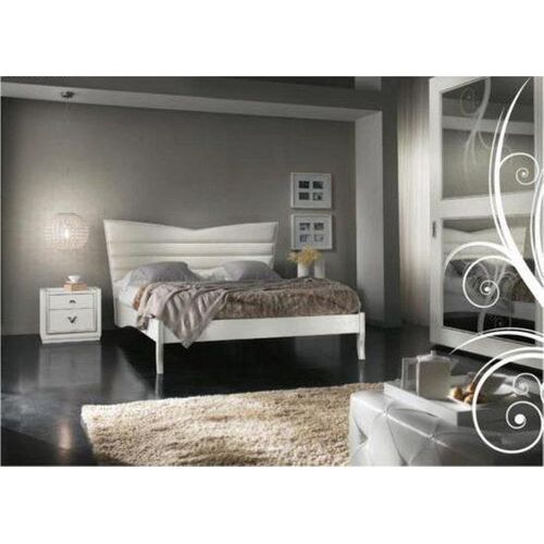 Bett Weiß 213 x 213 x 118 cm JVmoebel