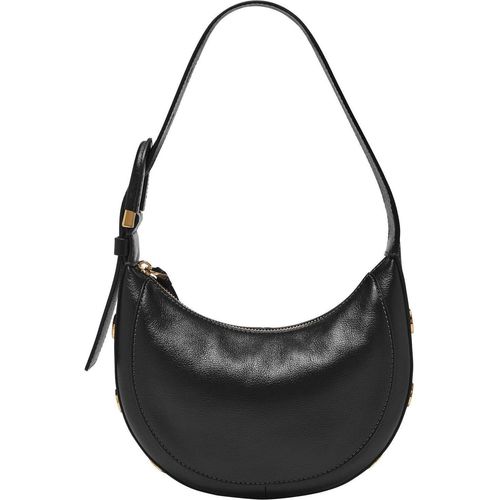 FOSSIL Schultertasche Harwell Crescent Bag Black schwarz