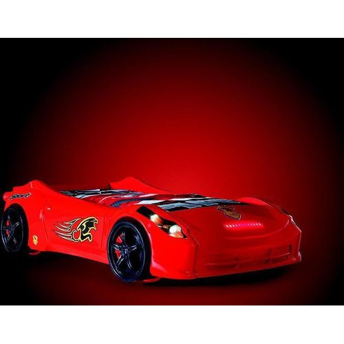 Kinderzimmer Bett Kinderbett Design Rennwagen Autobett mit Matratze