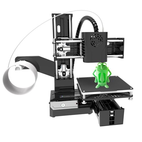 EasyThreed 3D-Drucker, Mini-Desktop-Druckmaschine für Kinder, 100 x 100 x 100 mm Druckgröße, abnehmbare Plattform, Ein-Tasten-Druck mit TF-Karte
