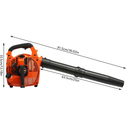 Laubsauger Laubbläser Handheld Blattgebläse Benzinblatt Gebläse Shredder 25.4cc
