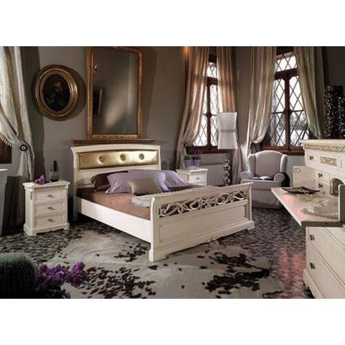 Bett Luxus Einrichtung 215 x 195 x 118 cm JVmoebel