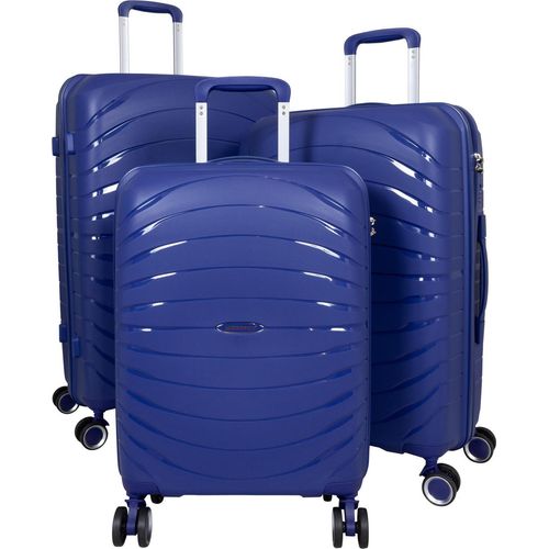 PP Hartschalen Trolleyset 3tlg. Rethmar Blau - Gr. M, L und XL
