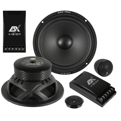 ESX VXP6.2C, 2-Wege, 250 W, 125 W, 4 Ohm, 50 - 25000 Hz, Neodym