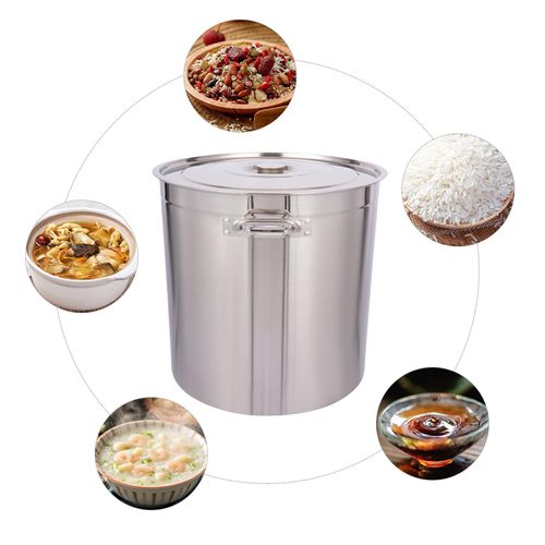 Suppentopf 25.89Gal Edelstahl Suppeneimer für Spaghetti, Langusten, Eintöpfe