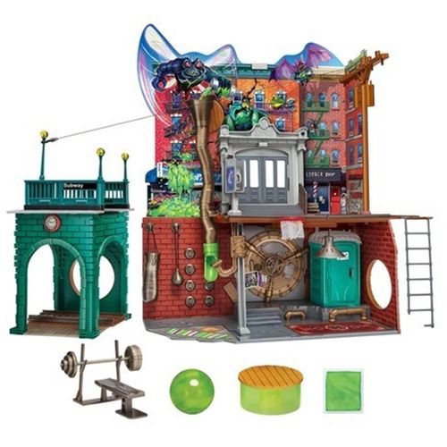 BOTI Teenage Mutant Ninja Turtles: Mutant Mayhem Spielset Hauptquartier