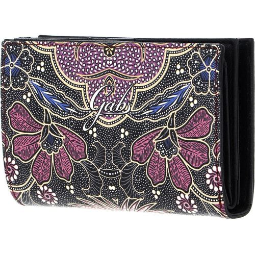 Gabs Leder Geldbörse GMONEY14 Wallpaper Ruga Black Wallet Africa mehrfarbig