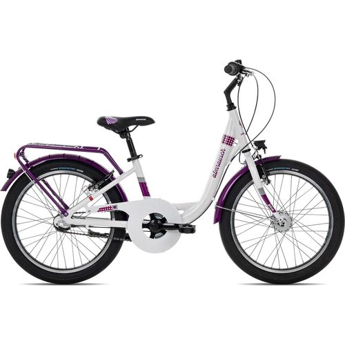 Almrausch Glück 3 20 Nexus Kinderfahrrad ab 6 Jahren 20 Zoll Weiß 29 cm