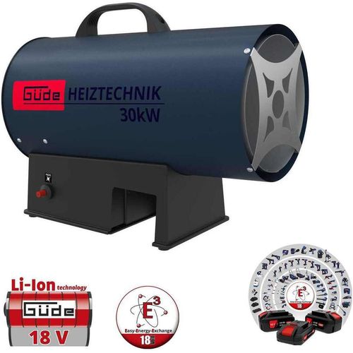 Güde Akku Gasheizgebläse GH 18 - 30 KW ohne Akku / Ladegerät ]