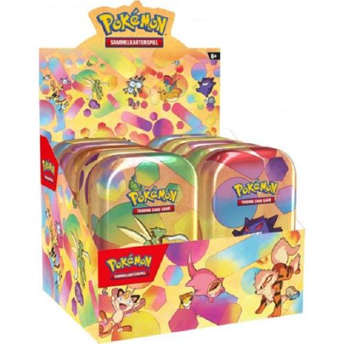 Pokemon 151 Mini-Tin-Display Karmesin & Purpur 3.5 Deutsch (DE)