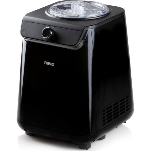 PRIMO PR404IM Eismaschine - Eismacher - Selbstgefrierend - Mit Kompressor - 1,2 L - Schwarz