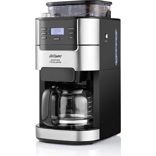 ARZUM AR3092 Brewtime Fresh Grind Filterkaffeemaschine Kaffeemaschine mit Mahlwerk