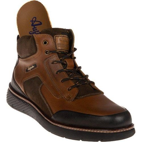 Australian Herren Schnürschuhe Australian Durango Schwarz Cognac - Größe 46