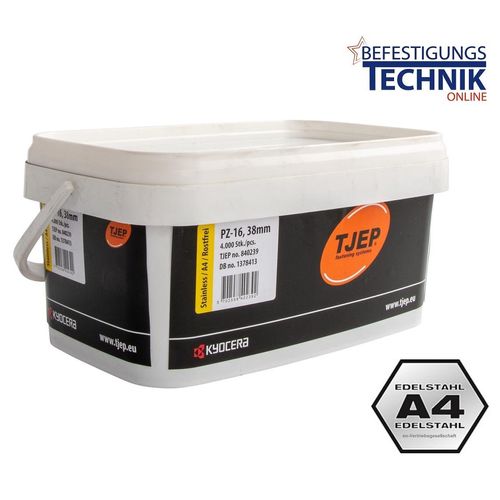 Klammern Z 38 CRFHA 38mm rostfrei A4 Prebena Z38CRFHA Haubold KG 738 Tjep PZ-16 Würth WKG KL-57 4M