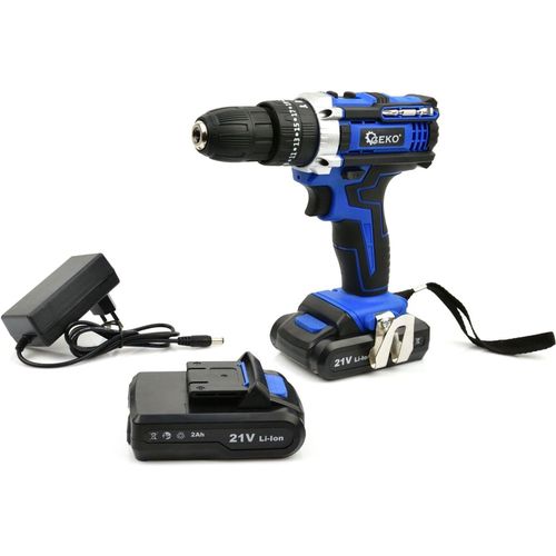 Bohrmaschine/Schrauber mit 21V Schlagschrauber 2x 2ah Akku