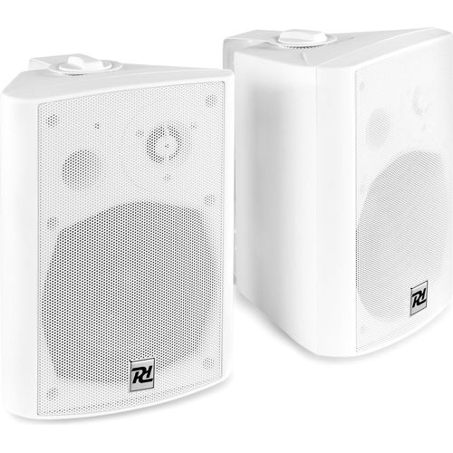 Power Dynamics DS65MW Aktiv-Lautsprecher-Set mit Multimedia-Player 6,5" 125W Weiß