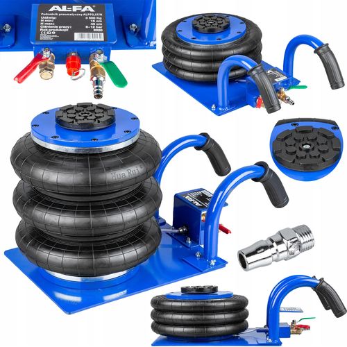 Pneumatischer Wagenheber 3,5T mit kurzen Griff Pulverlackiert Rangierwagenheber!