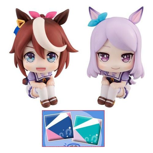 Megahouse Uma Musume Pretty Derby Look Up PVC Statuen Tokai Teio & MEjiro McQueen Limited Ver. 11 cm
