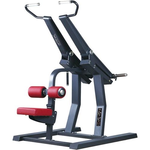 Stex Fitness Europe Kraftstation PLATE-LOADED Lat Pulldown Latissimus-Maschine Rücken Training Homegym & Fitnessstudio