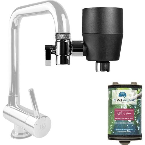 rivaALVA-S Jova Wasserfilter am Wasserhahn - Schwarz