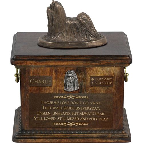 Shih Tzu I - Eine Urne für die Asche eines Hundes, eine Urne mit einer Statue, eine personalisierte Hundeurne von der Marke Art-Dog.