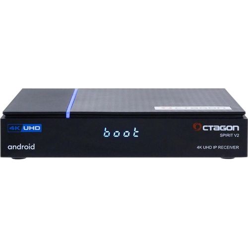 Octagon SPIRIT PRO V2 4K UHD HDR10+ Android TV OTT IP Media Streaming Box