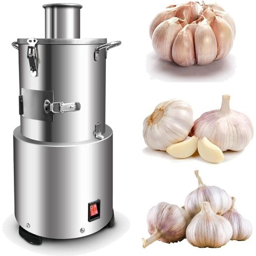 Automatische Knoblauchschäler, 20kg/H Elektrische Knoblauchschäler-Separator Gewerblicher Ganzer Knoblauch Peeler Edelstahl,Schälwerkzeug Für Restaurants