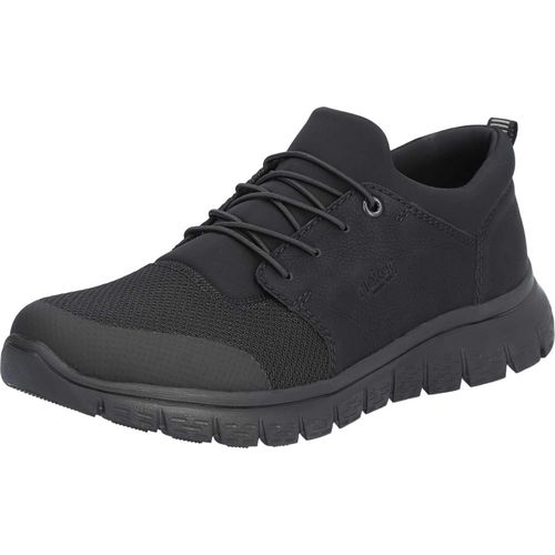 Rieker Herren Sneaker Sock Schnürschuh Gummizug B6650, Größe:42 EU, Farbe:Schwarz