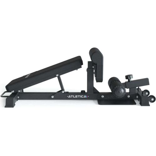 ATLETICA Situp Hantelbank | Multifunktionale Trainingsbank | Kompaktes Design | Training von Bauch und Beinen