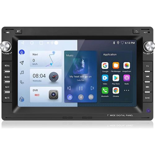 7"Android 13 Autoradio Carplay Für Passat B5 mk5 golf 4 Sharan Bora transport T4 T5 Bora GPS Navi WIFI BT DAB+ SWC 1GB+32GB