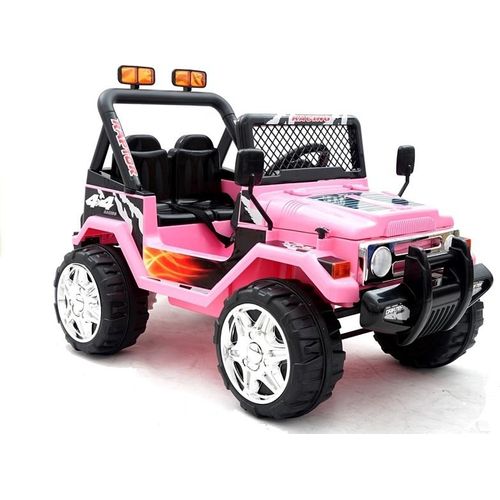 Kinderfahrzeug Raptor Zweisitzer Pink Kinderauto Elektroauto
