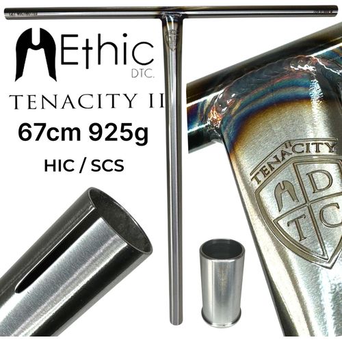 Ethic DTC Tenacity V2 Stunt Scooter Bar HIC/SCS Raw 67cm