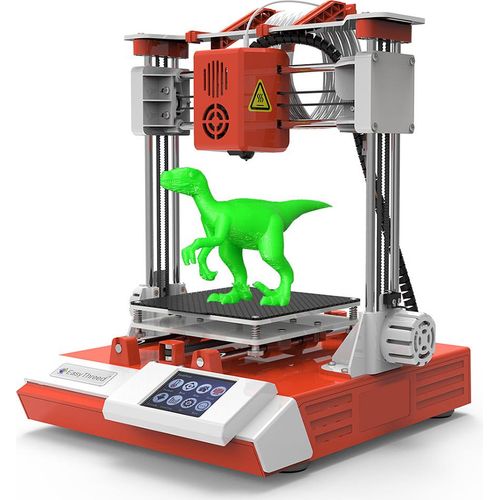 EasyThreed K6 3D-Drucker für Kinder, 100x100x100mm Druckgröße, 10m PLA-Filament + TF-Karte, Abnehmbare Plattform, 2,4″ Touchscreen, ohne beheiztes Bet