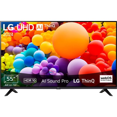 LG LED-Fernseher 55UT73006LA (139 cm/55 Zoll, 4K Ultra HD, Smart-TV TV Monitor Bildschirm 55"