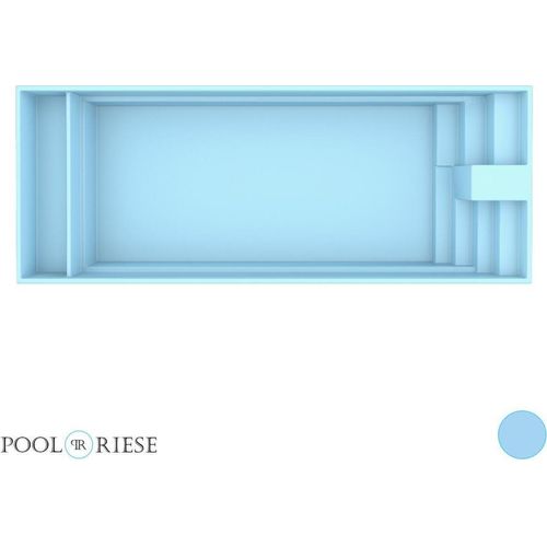 Poolriese GFK-Pool Trinidad 9,70 m x 3,70 m x 1,60 m blau