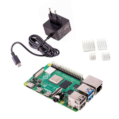 Raspberry Pi 4 Computer Modell B, 8GB Elementary Kit