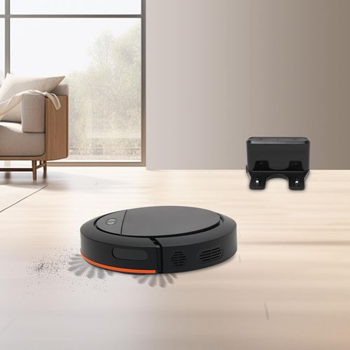 Kehrmaschine, 3-in-1-Kehrmaschine, Kabellose Kehrmaschine, Intelligenter Staubsaugerroboter, Schwarz