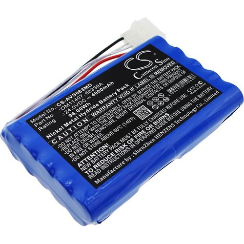 TECHTEK Akku Kompatibel mit [Viasys Healthcare] 6068, 68339A, 68339K, Avea SEBAC, AVEA VENT 68339, AVEA Ventilator, für [Bird] Avea Vent 68339, resp